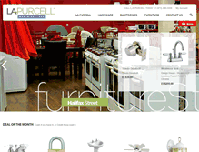 Tablet Screenshot of lapurcell.com